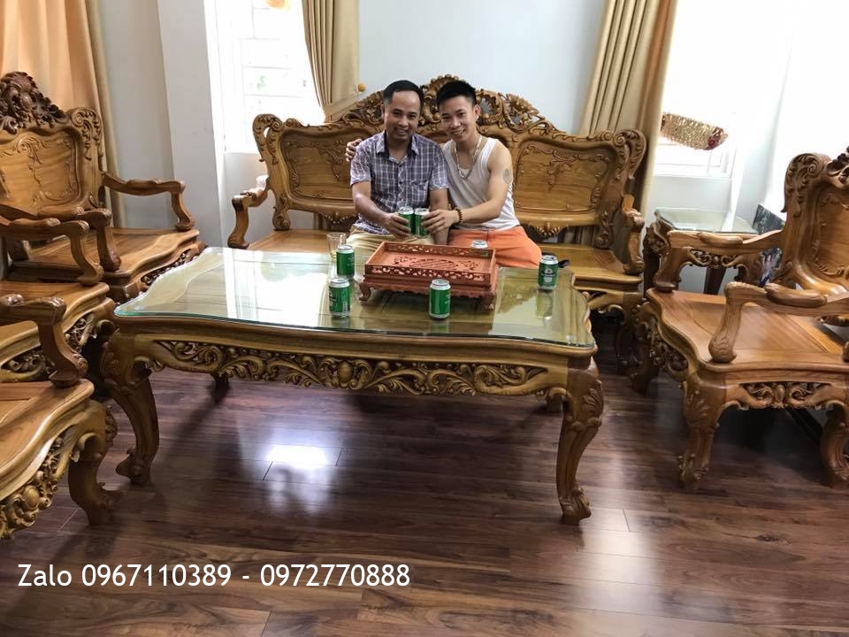 Bộ Ghế Lu-i Đại Gỗ Gụ Ta Quảng Bình. A Thịnh Bồ Đề Long Biên HN:.