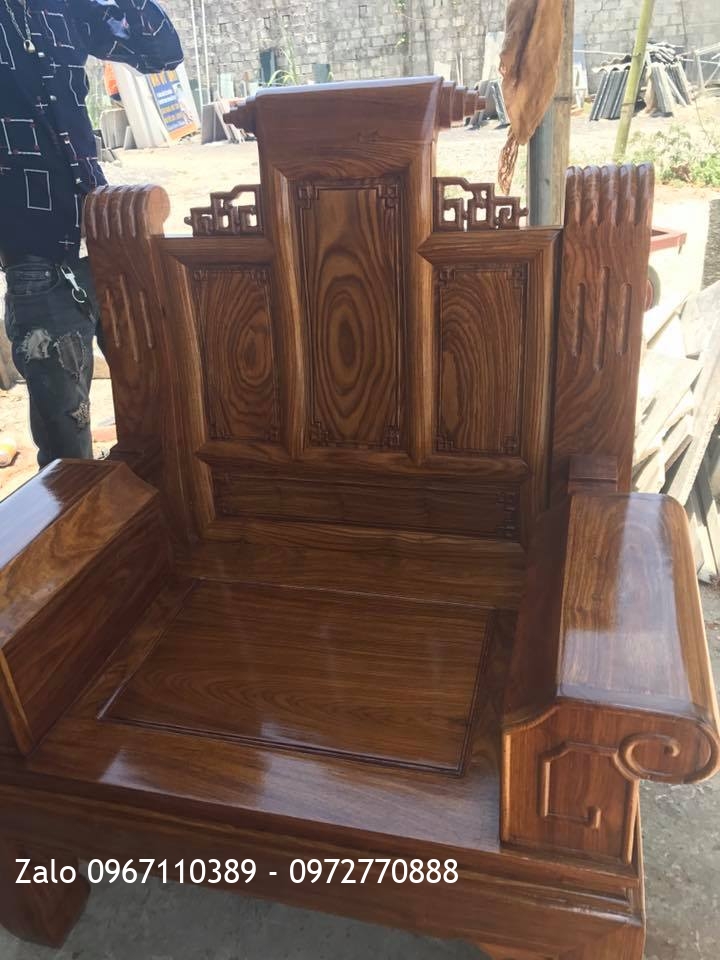 Bộ Âu Á Gỗ Hương Vân Đỏ. A Tuấn Thanh Hoá,