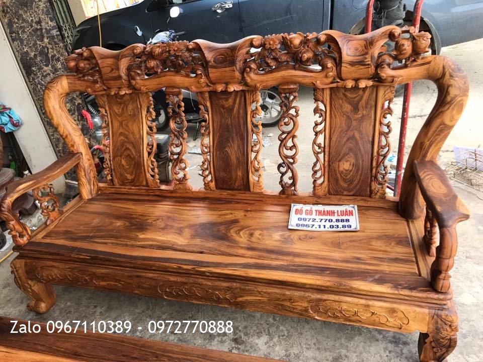 Bộ Ghế Gụ Ta Quảng Bình Vân Vip c10(GT10),.