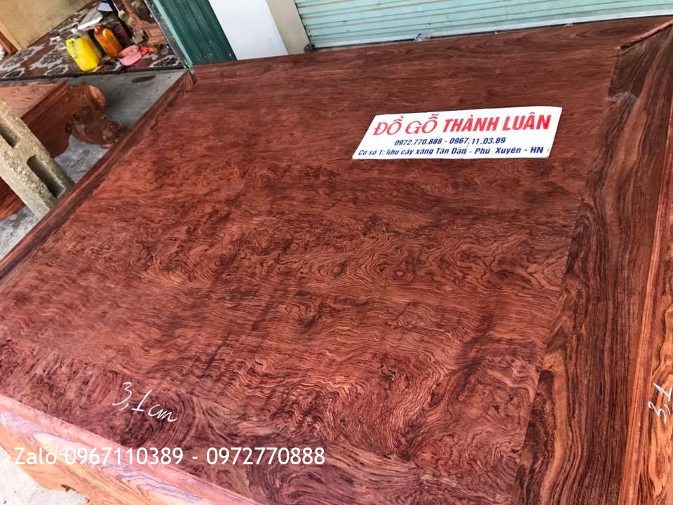 SẬP CẨM LAI MẶT 1 LÁ DÀY 3,1cm Vân Ví. Khách Hà Nội,
