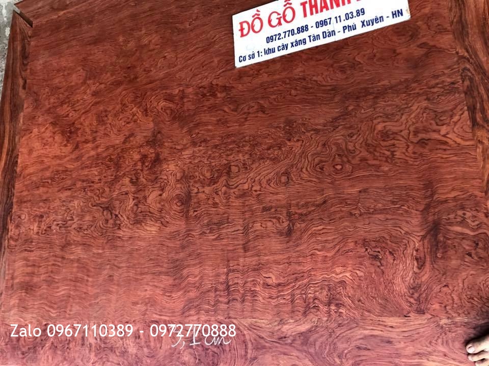 SẬP CẨM LAI MẶT 1 LÁ DÀY 3,1cm Vân Ví. Khách Hà Nội:.