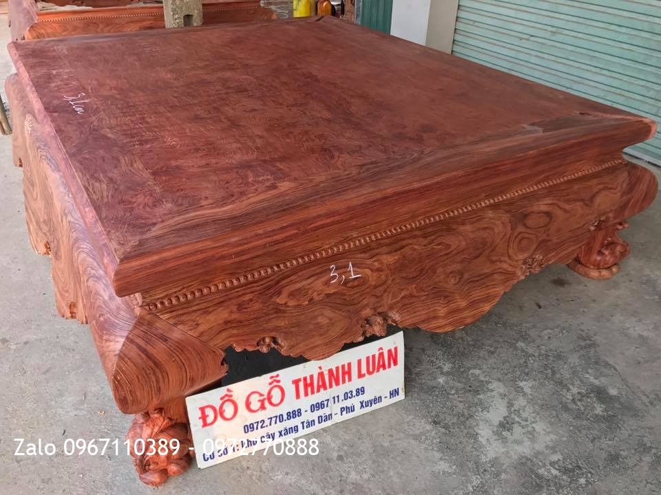 SẬP CẨM LAI MẶT 1 LÁ DÀY 3,1cm Vân Ví. Khách Hà Nội:.