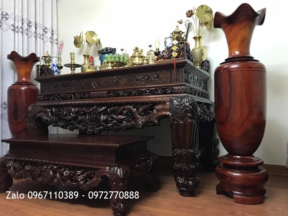 Bộ sập thờ mai điểu siêu Víp. C Thiều Hà Nội.