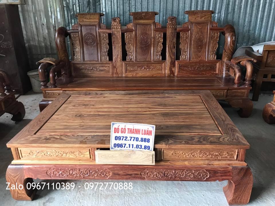 Bộ Ghế Tần Thuỷ Hoàng C14. 10 Món VIP. Khách DakLak:.