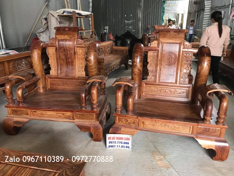 Bộ Ghế Tần Thuỷ Hoàng C14. 10 Món VIP. Khách DakLak: