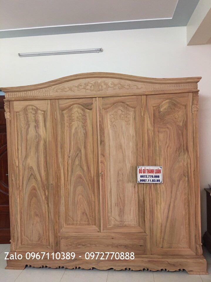Tủ Áo Gỗ Gõ Đỏ Vân Víp. A Đức Q12 TPHCM.
