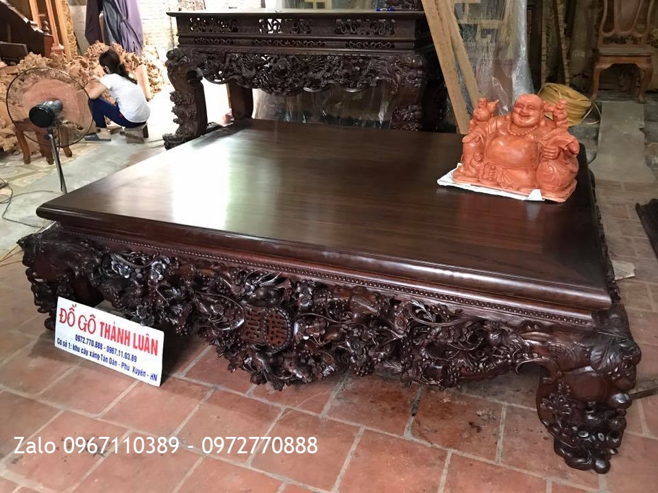 Sập Thập Điểu Quần Mai Cổ Liền Chân 26 Dạ 14-13. Chú Thịnh Vĩnh Phúc