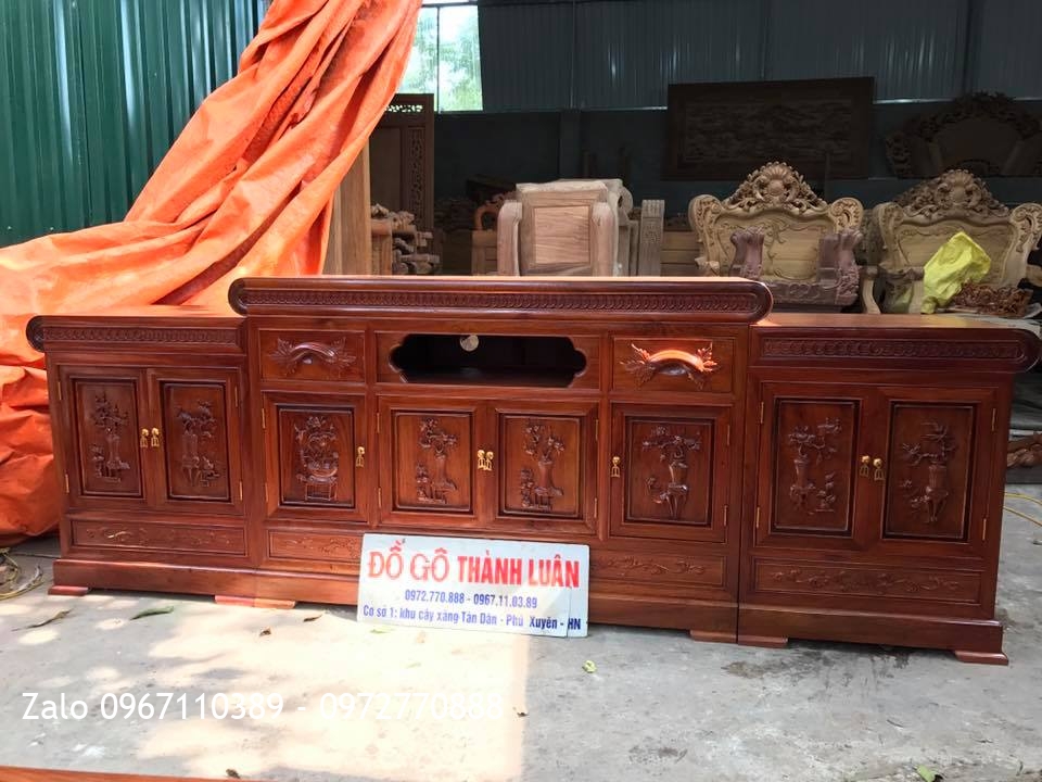 Bộ Nội Thất Phòng Khách Gỗ Hương Đỏ Lào VIP. A Cường Hưng Yên..