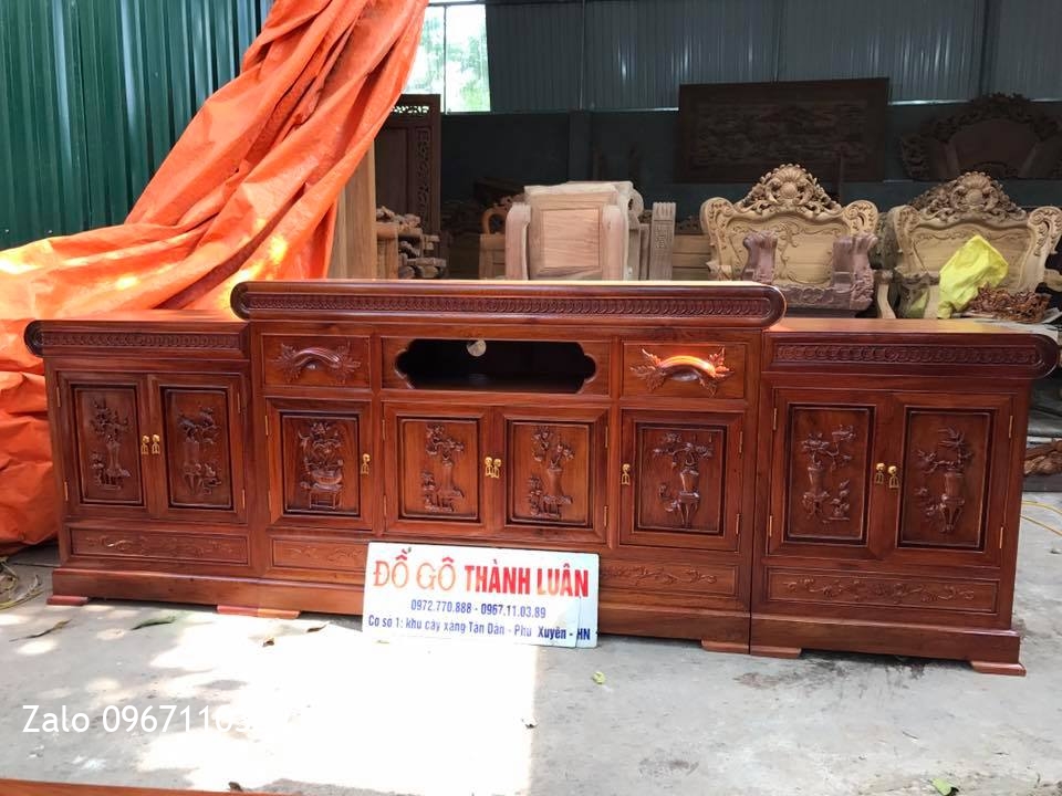 Bộ Nội Thất Phòng Khách Gỗ Hương Đỏ Lào VIP. A Cường Hưng Yên..