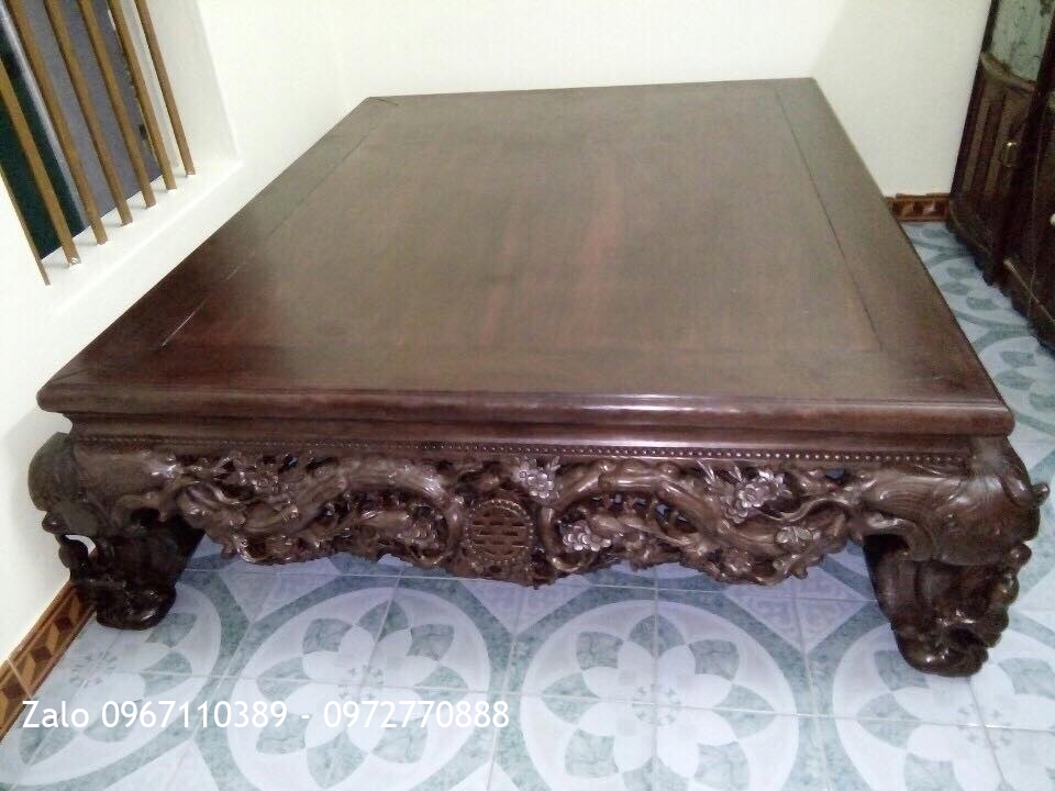 Bộ Bàn Ghế Ăn Gỗ Gụ Mẫu Cờ Bạc. Khách Quảng Ninh.:.