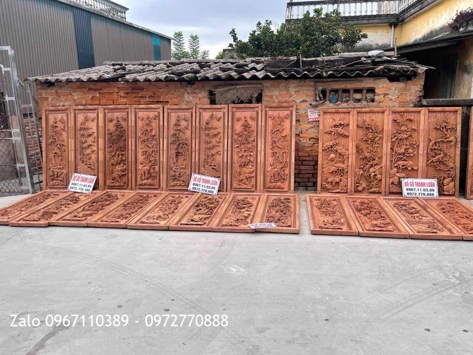 Báo Giá 15 Bộ Tranh Tứ Quý Gỗ Hương Mẫu Mới 2021..