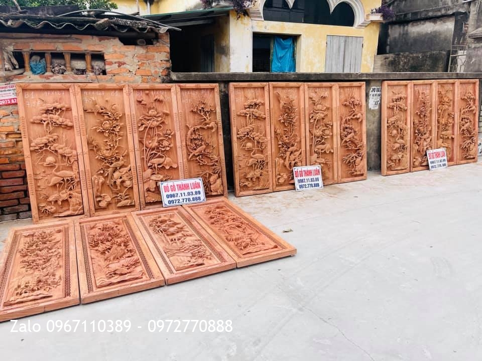 Báo Giá 15 Bộ Tranh Tứ Quý Gỗ Hương Mẫu Mới 2021..