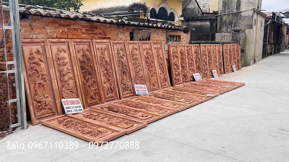 Báo Giá 15 Bộ Tranh Tứ Quý Gỗ Hương Mẫu Mới 2021: