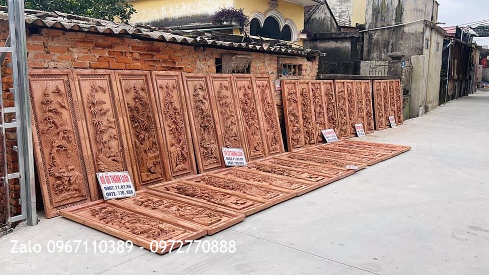 Báo Giá 15 Bộ Tranh Tứ Quý Gỗ Hương Mẫu Mới 2021: