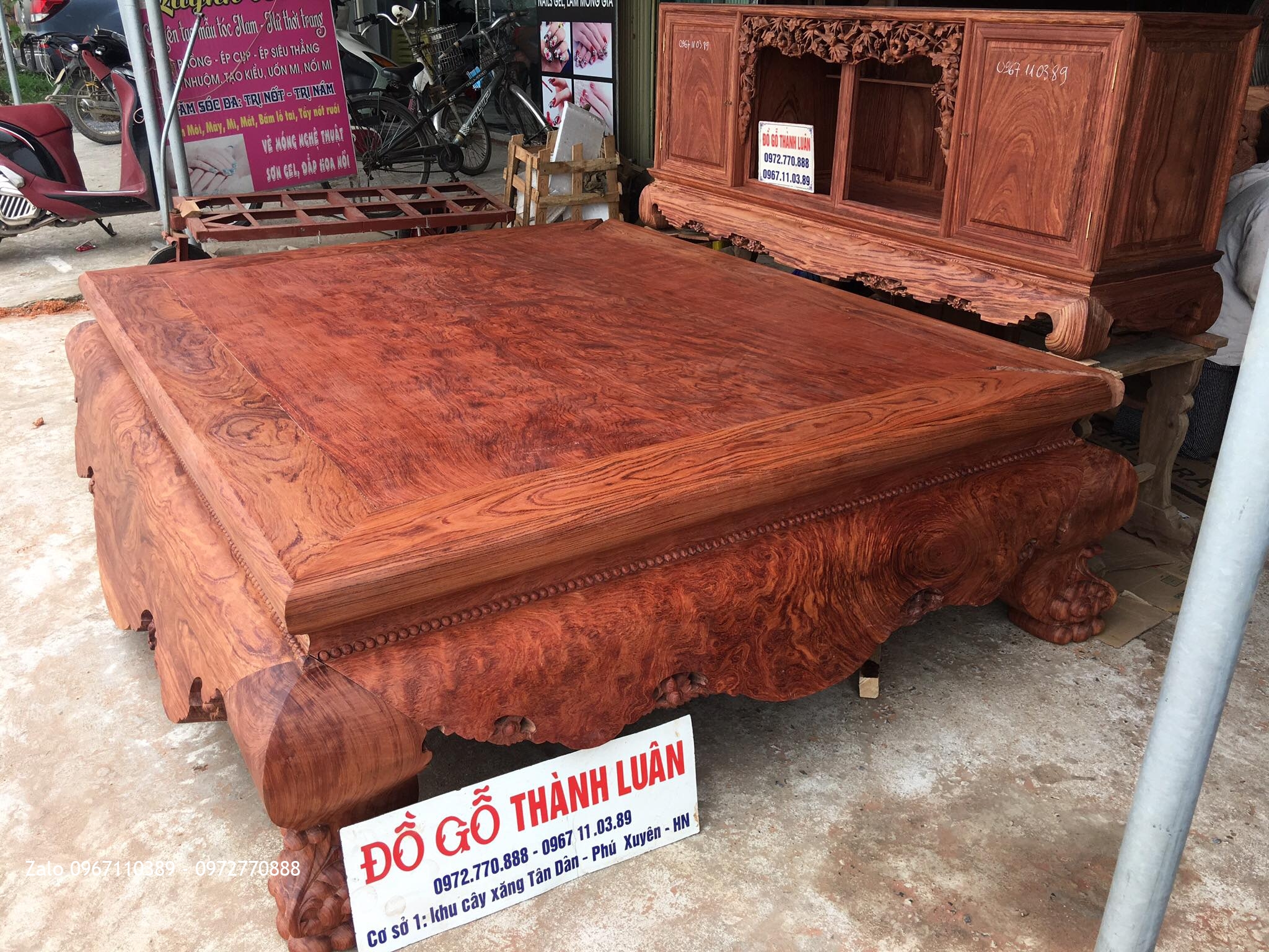 SẬP CẨM LAI MẶT 1 LÁ VÂN VÍP,TỦ CHÈ CẨM LAI-