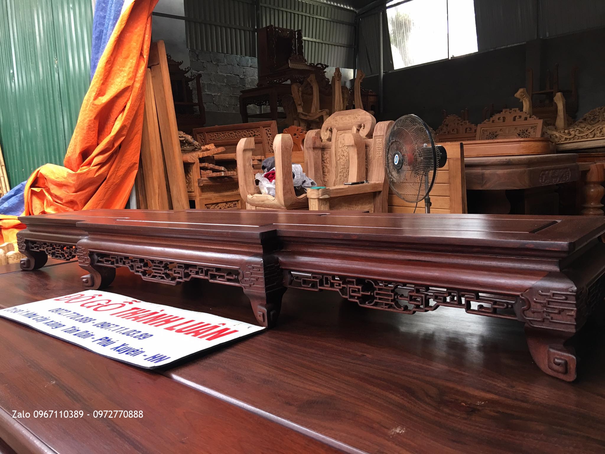 Kỷ Để Chân Của Bộ Trường Kỷ Huế Gỗ Gụ