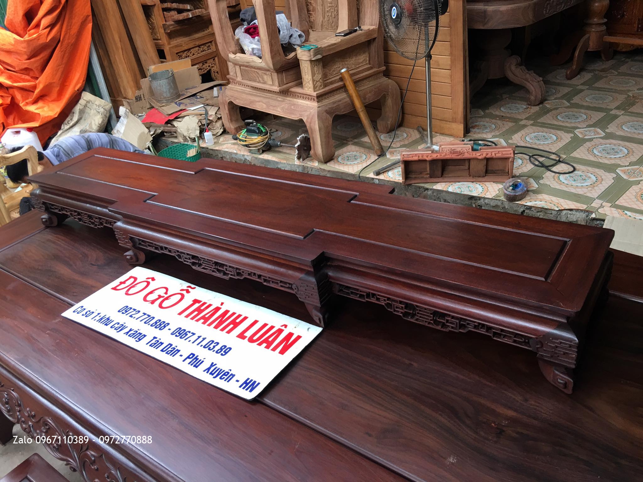 Kỷ Để Chân Của Bộ Trường Kỷ Huế Gỗ Gụ