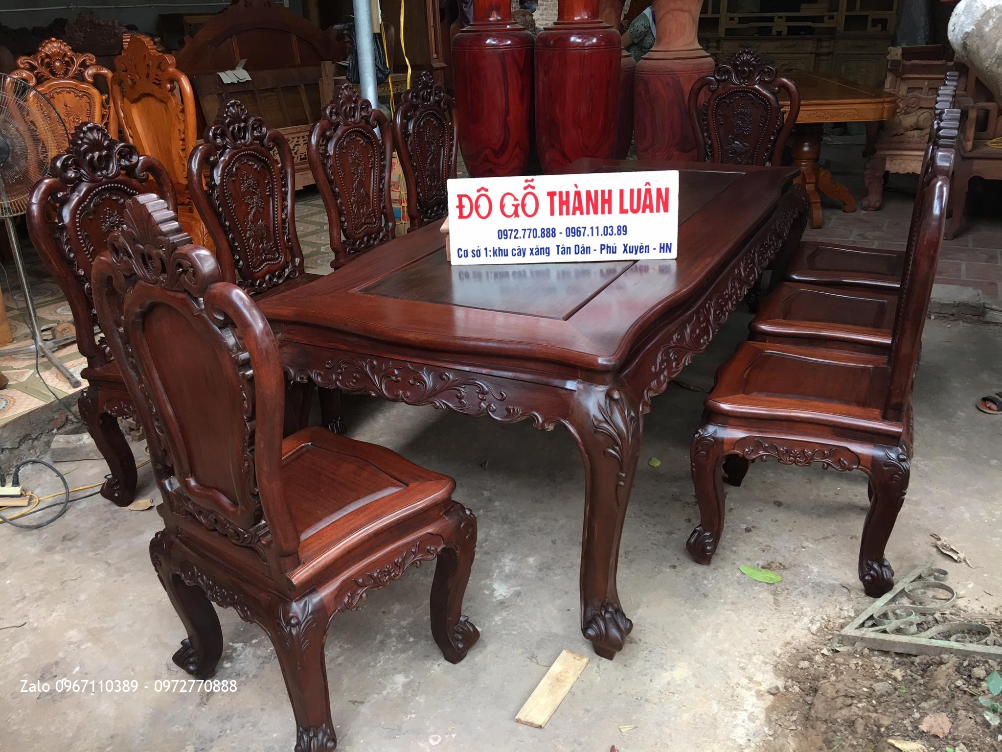 2 Bộ Bàn Ghế Ăn Mẫu Lu-i Thời Pháp. Khách HÀ ĐÔNG và TỪ LIÊM HN