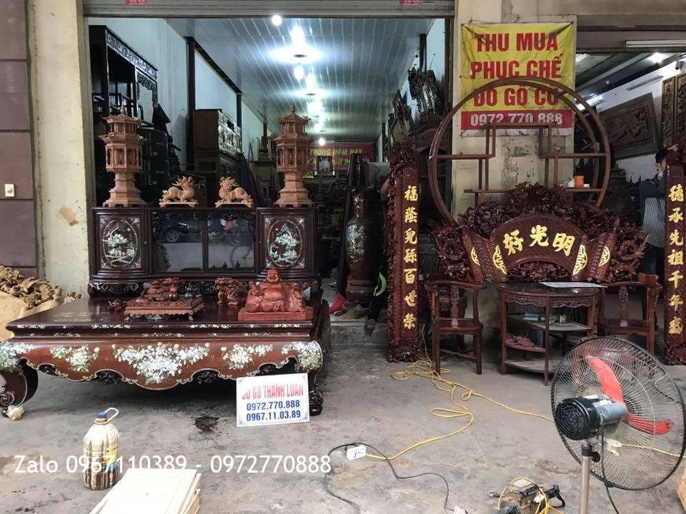 Sập Gụ Tủ Chè Gụ Ta Hàng Tái Sử Dụng.