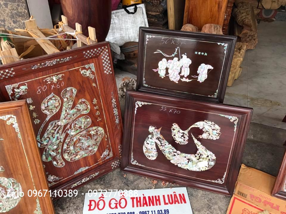 c Lịch Khảm Ốc Đỏ Và Tranh Chữ Phúc Khảm Ốc: