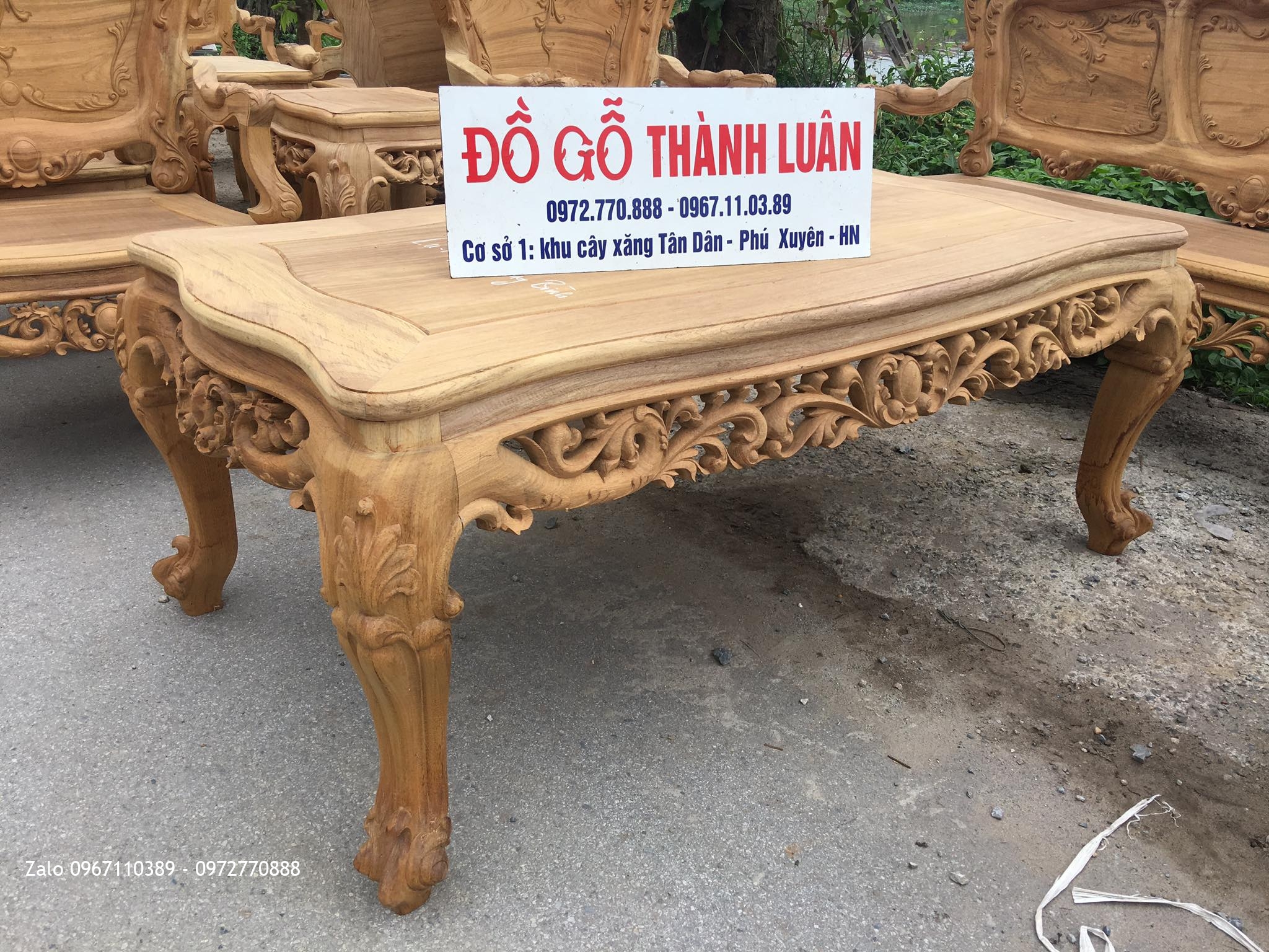 2 Bộ Bàn Ghế Lu-i Đại Gỗ Gụ Ta Quảng Bình Siêu Víp:.