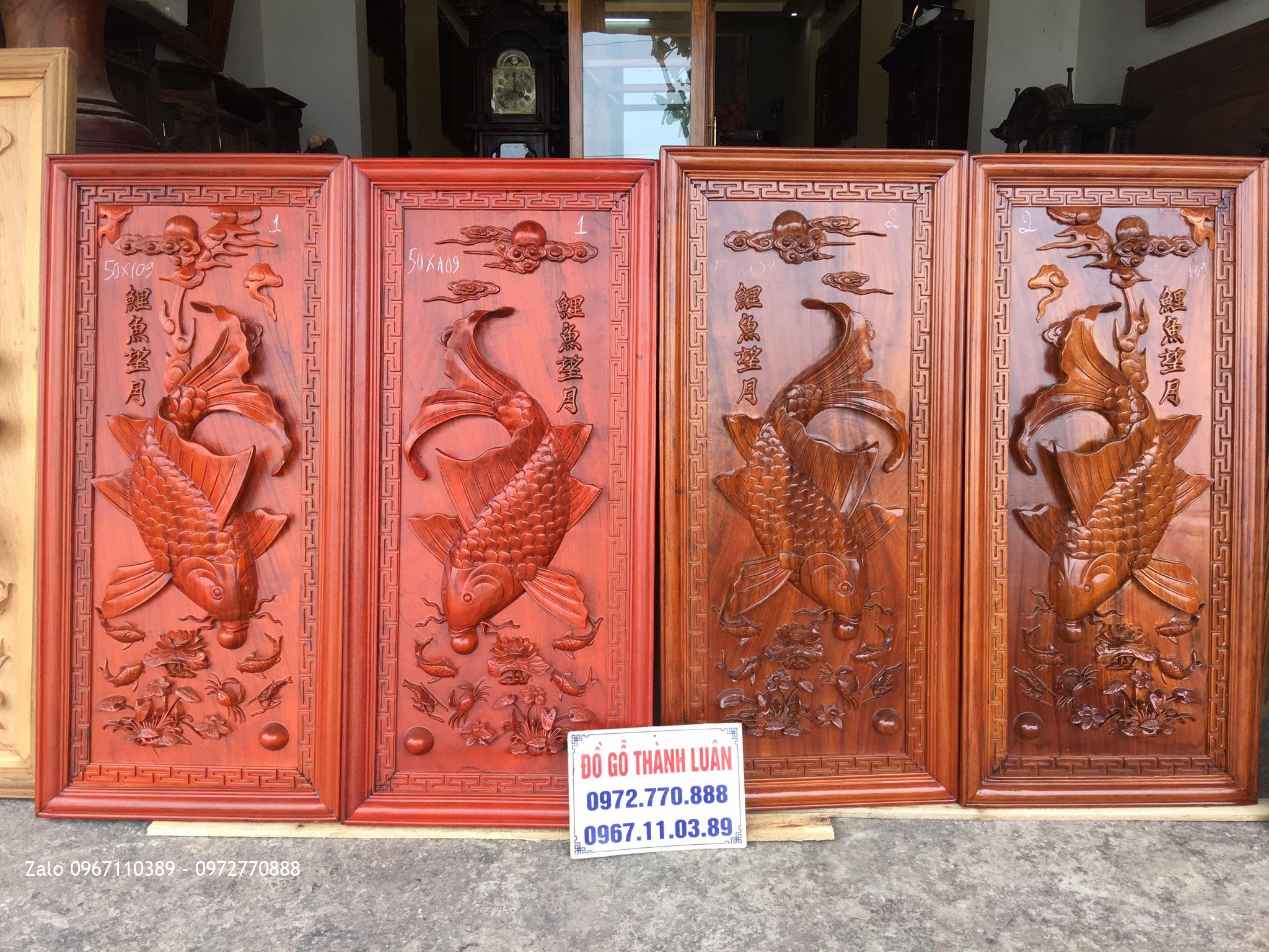 c Lịch Đục Tam Đa, Cá chép Lý Ngư Vọng Nguyệt Đục Trạm 4D Đẳng Cấp