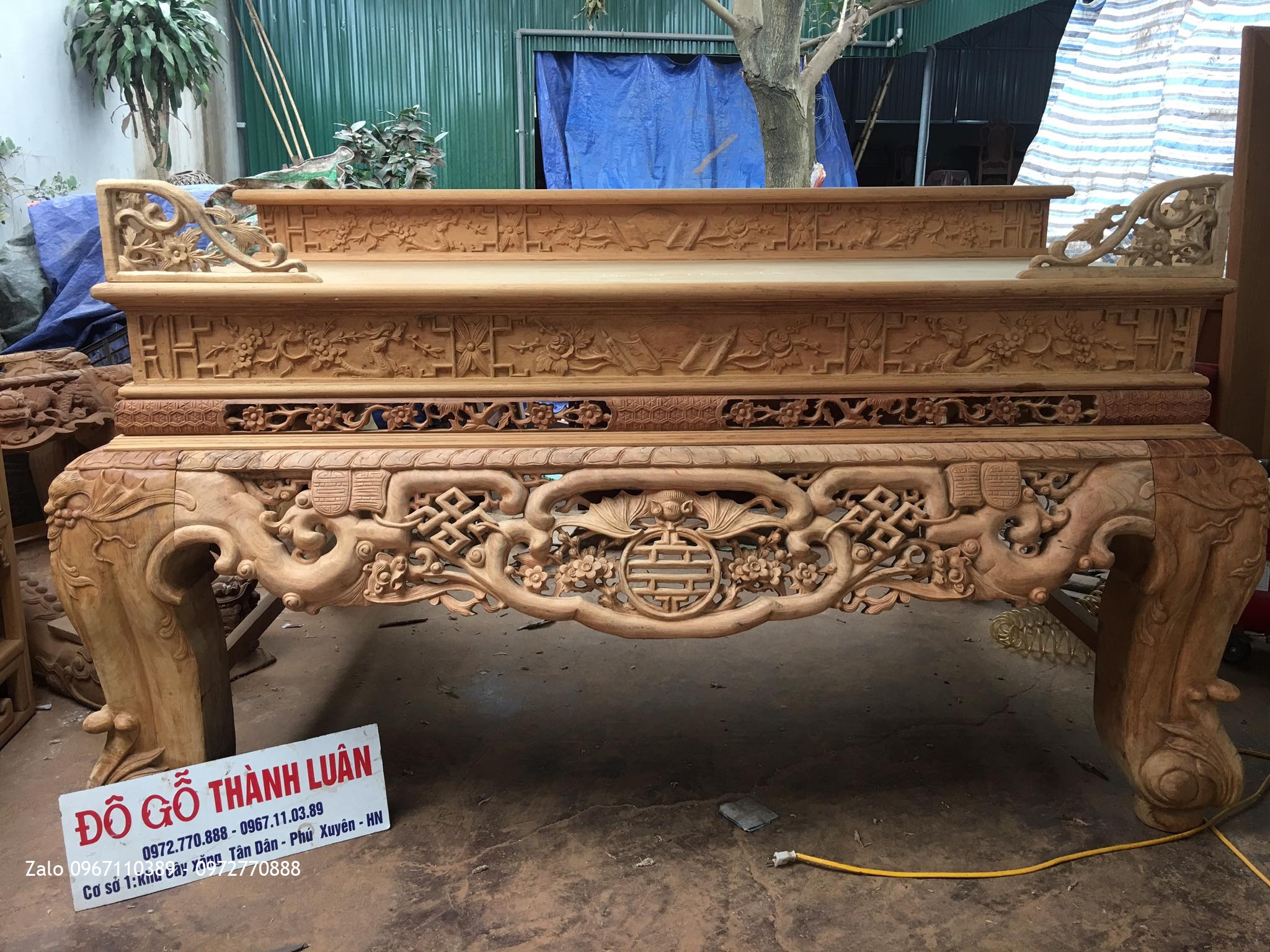 Sập Thờ Ngũ Phúc VÍP. Bác Từ Khoái Châu Hưng Yên.