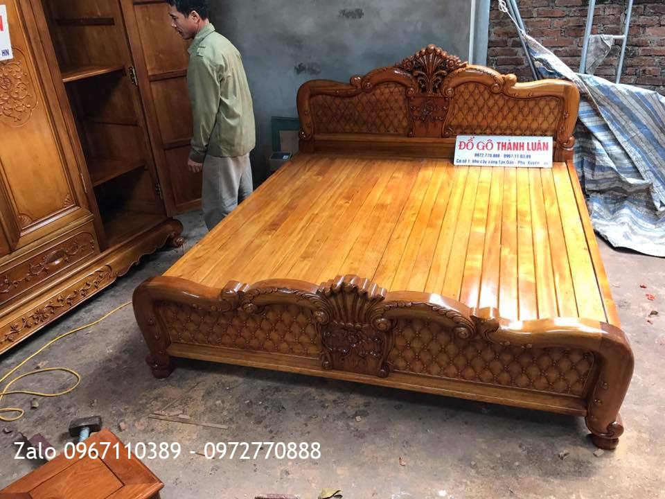 Giường, Tủ Áo, Bàn Trang Điểm Gỗ Gụ. Khách Ninh Bình-