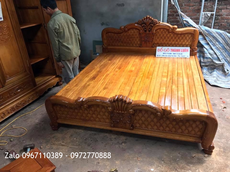 Giường, Tủ Áo, Bàn Trang Điểm Gỗ Gụ. Khách Ninh Bình-