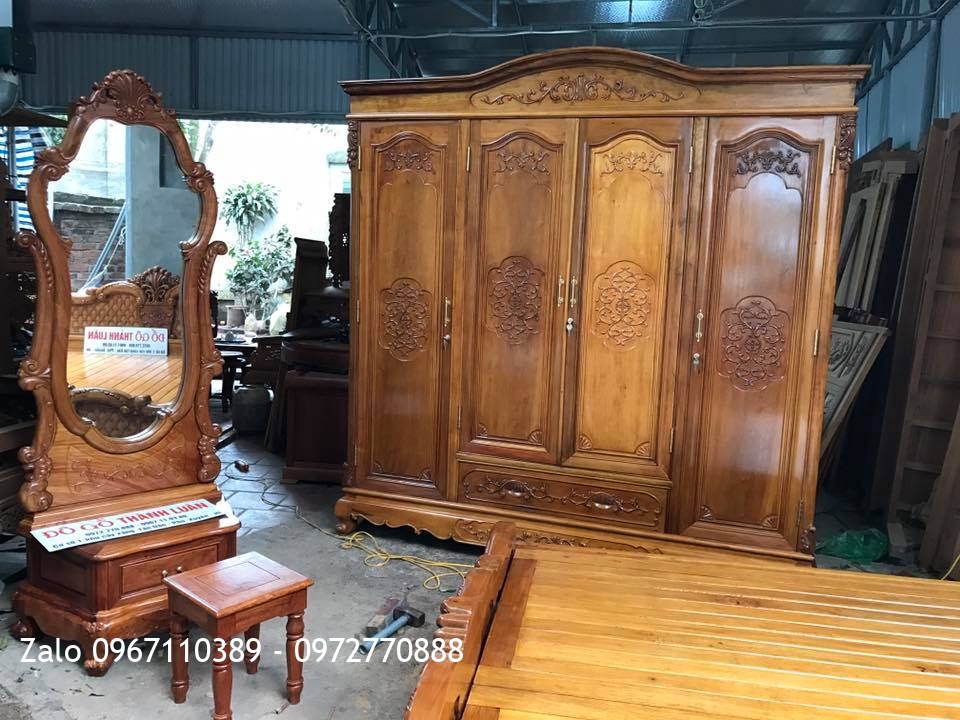 Giường, Tủ Áo, Bàn Trang Điểm Gỗ Gụ. Khách Ninh Bình: