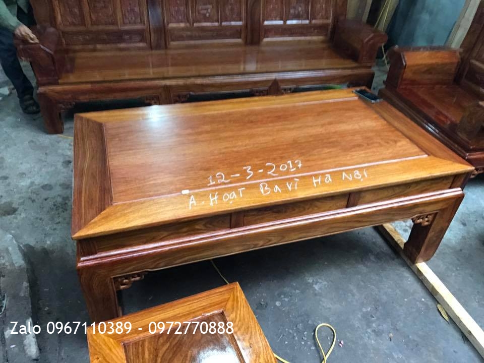 Bộ Âu Á Hộp Gỗ Hương Vân Đỏ.  A Hoạt Ba Vì HN.
