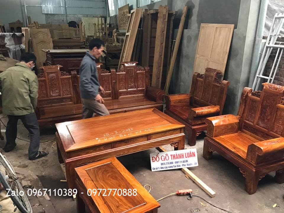 Bộ Âu Á Hộp Gỗ Hương Vân Đỏ.  A Hoạt Ba Vì HN.