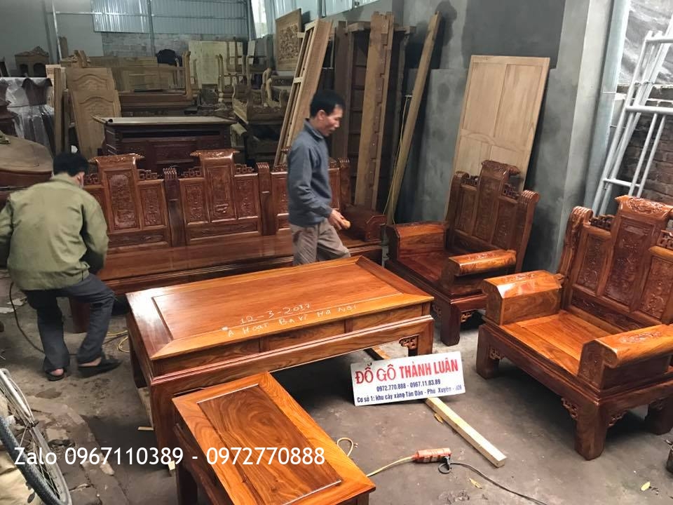 Bộ Âu Á Hộp Gỗ Hương Vân Đỏ.  A Hoạt Ba Vì HN