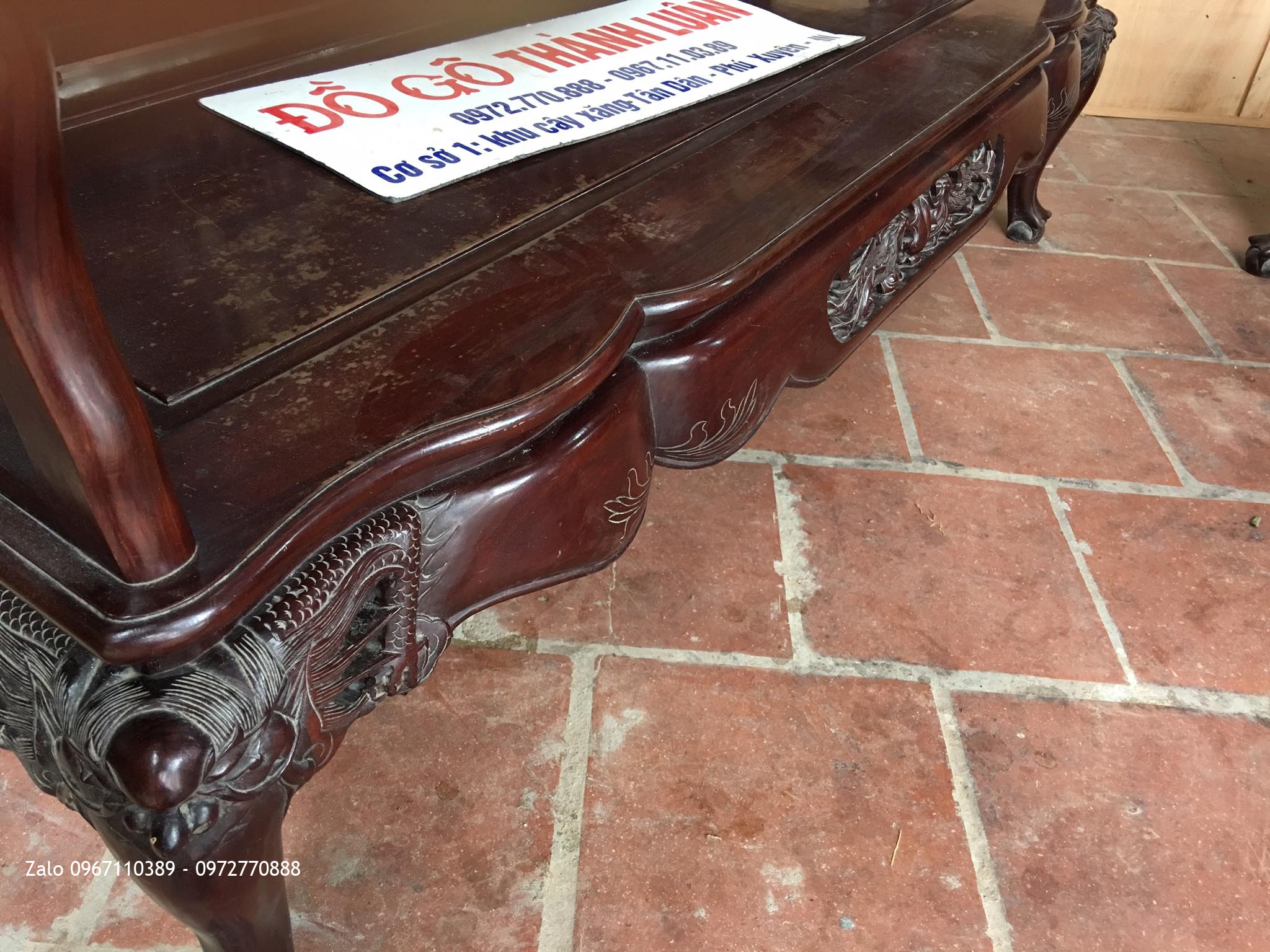 Bộ Ghế Thái Phượng Gỗ Gụ Ta Quảng Bình,