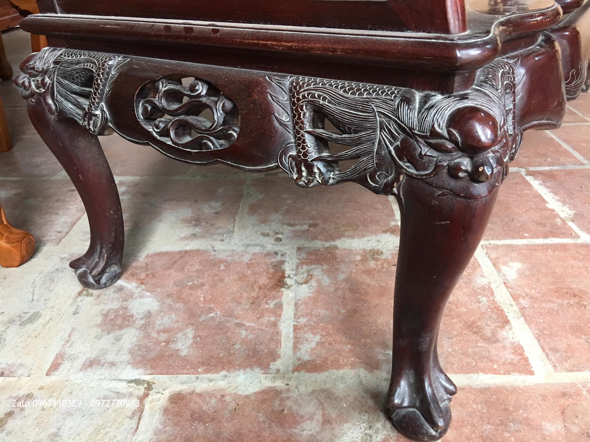 Bộ Ghế Thái Phượng Gỗ Gụ Ta Quảng Bình.