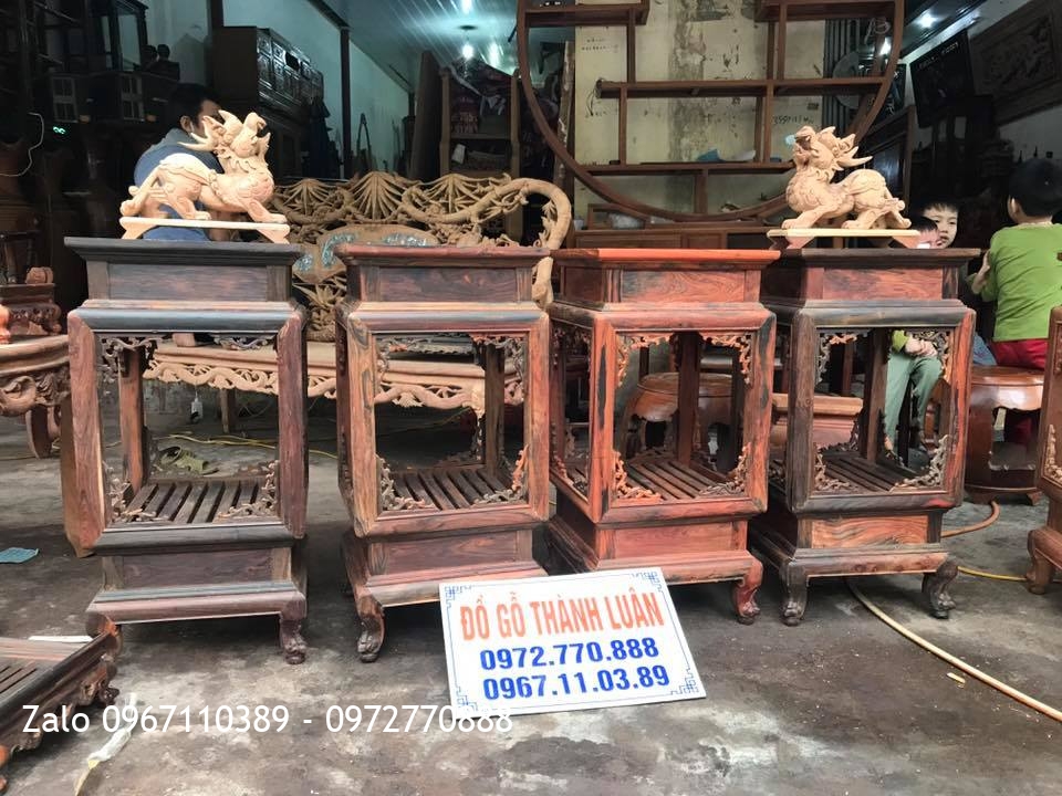 n Gỗ Trắc Cao 80 Và Một Số Khay Trà Gỗ Trắc Và Gỗ Hương