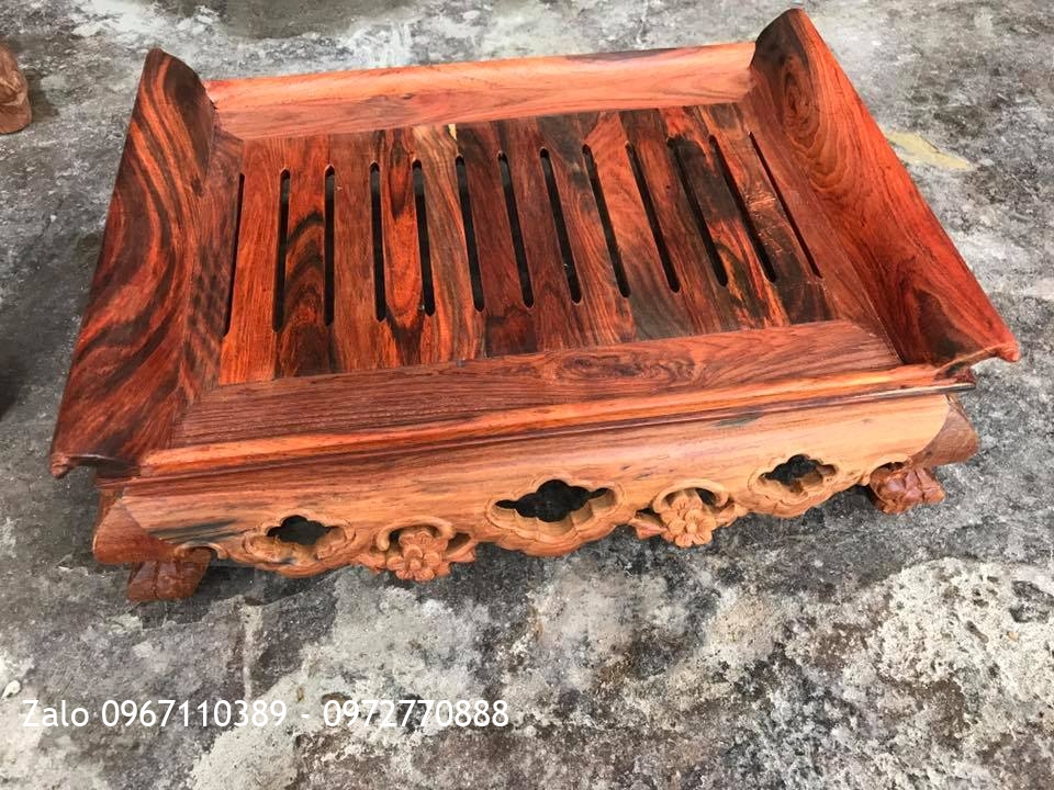 n Gỗ Trắc Cao 80 Và Một Số Khay Trà Gỗ Trắc Và Gỗ Hương.: