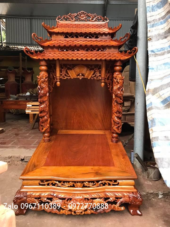 Bàn Thờ Thần Tài Ông Địa Gỗ Gụ Và Gỗ Hương