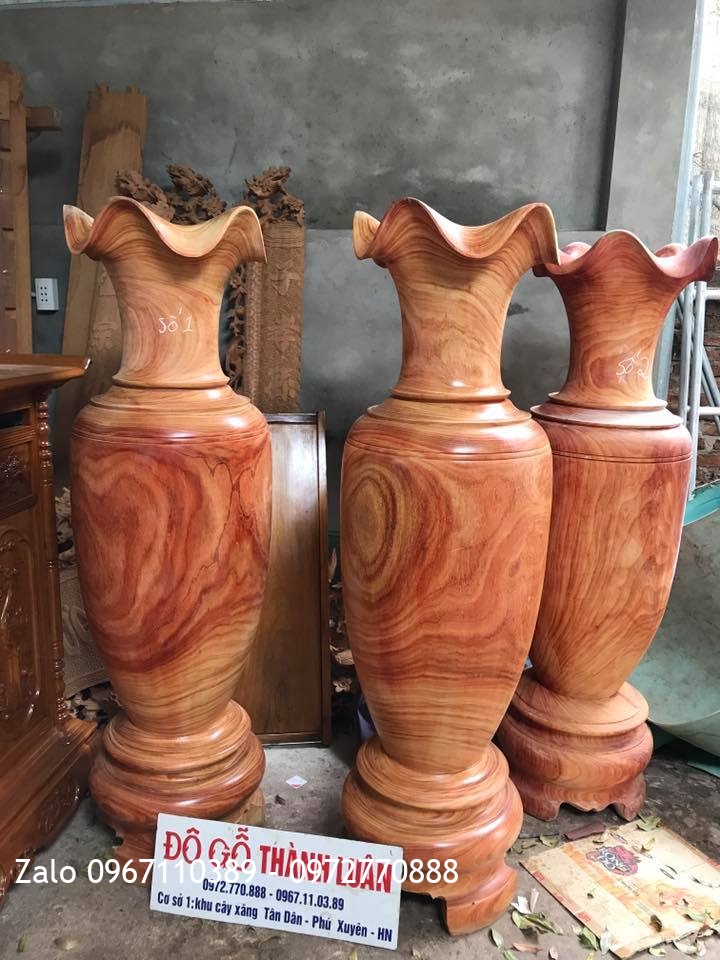 2 Đôi Lọ Hương Đỏ 1m70 Liền Khối..