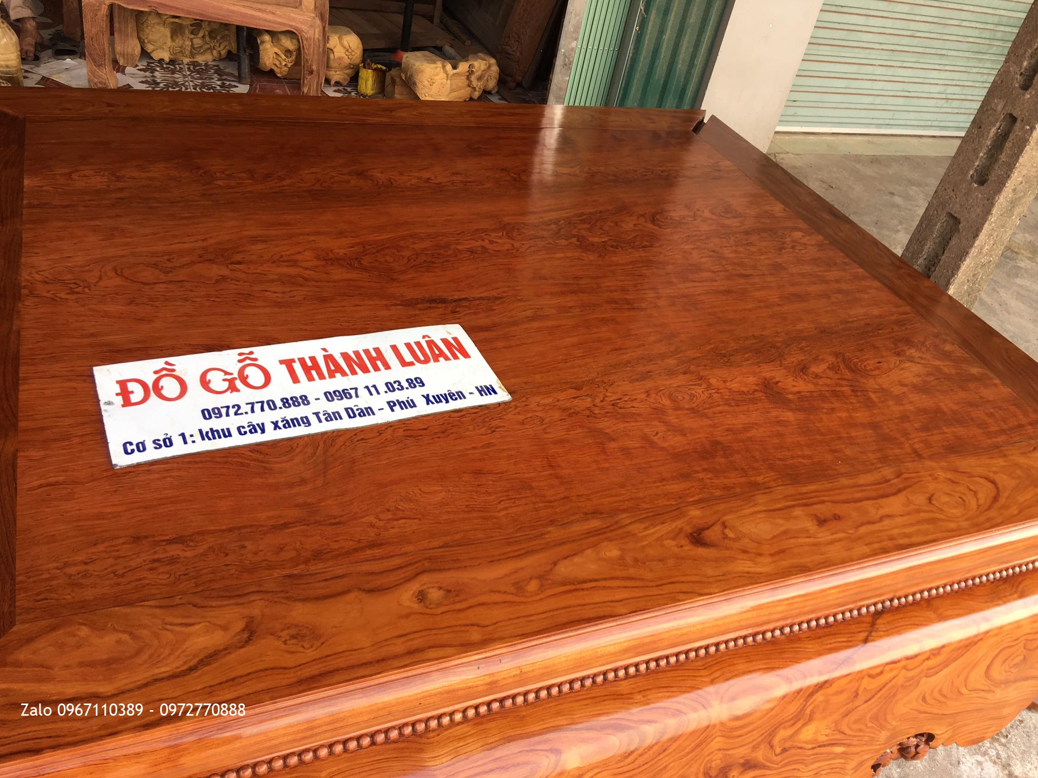 Sập Thập Cẩm Lai Mặt 1 Lá Vân Víp. A Phước Kinh Môn Hải Dương,.