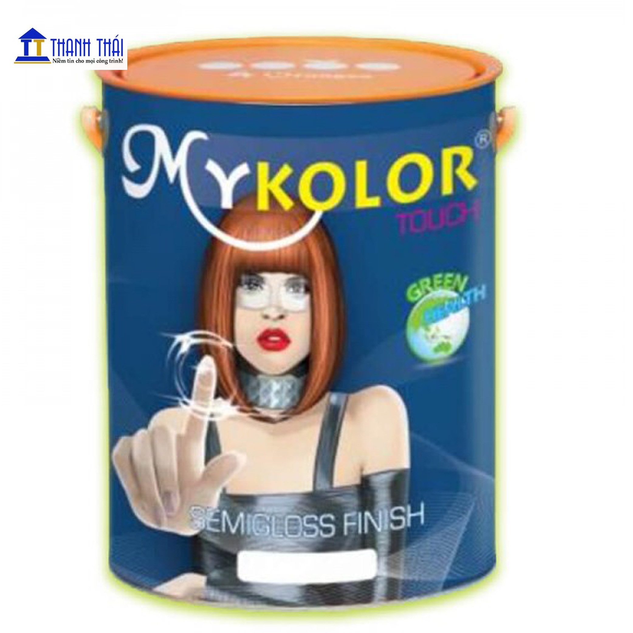 Sơn ngoại thất bóng mịn Mykolor Touch Semigloss Finish