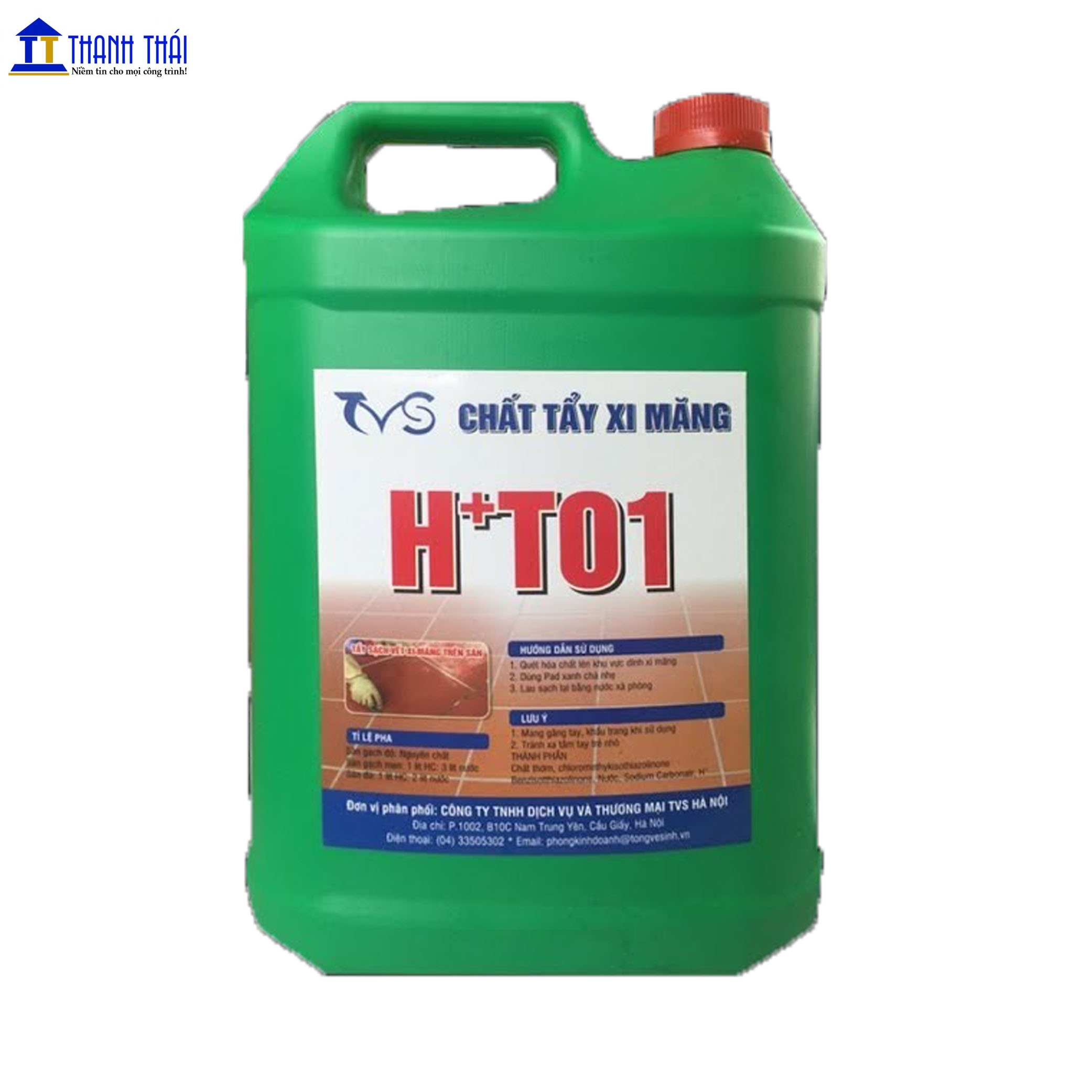 CHẤT TẨY XI MĂNG H+T01