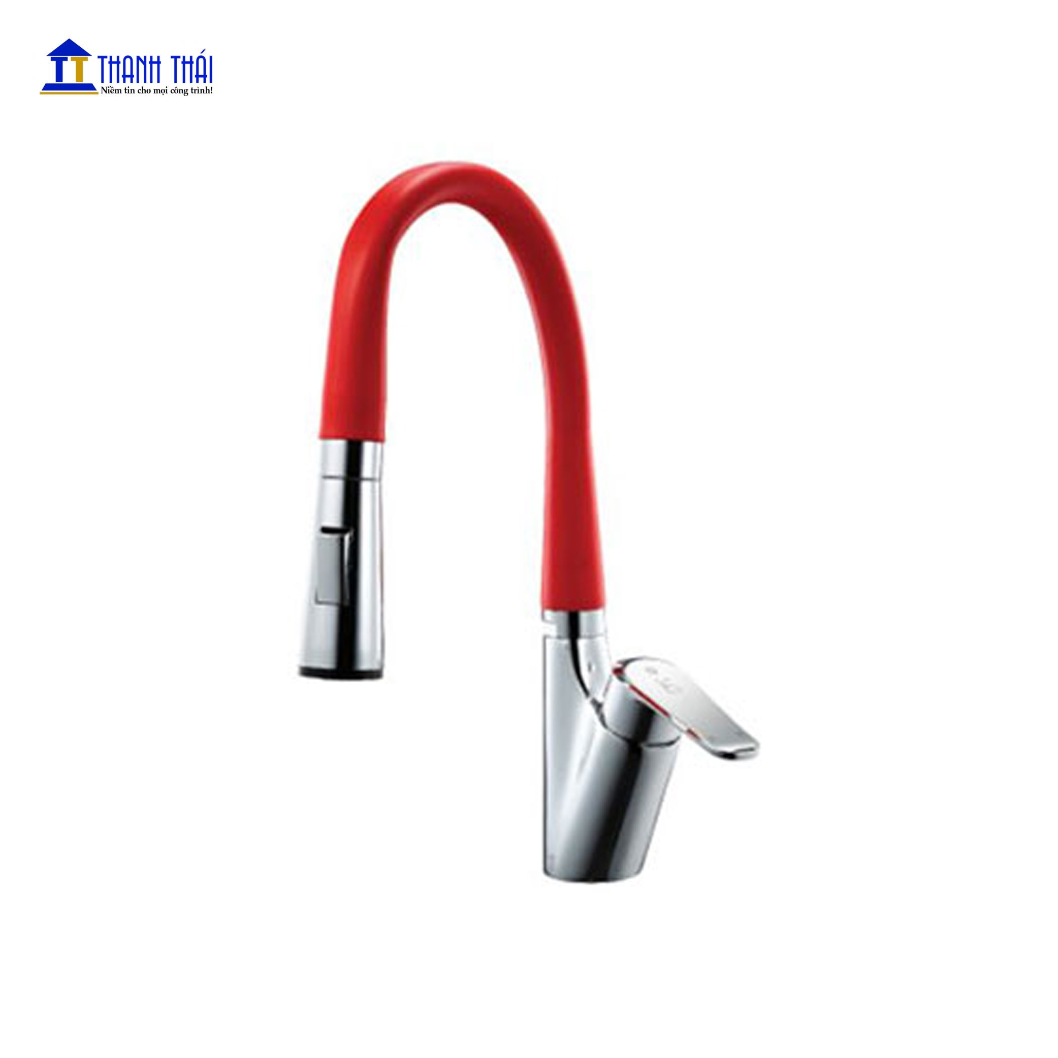 VÒI RỬA BÁT NÓNG LẠNH HÀN QUỐC SOBISUNG YJ- 8825 RED