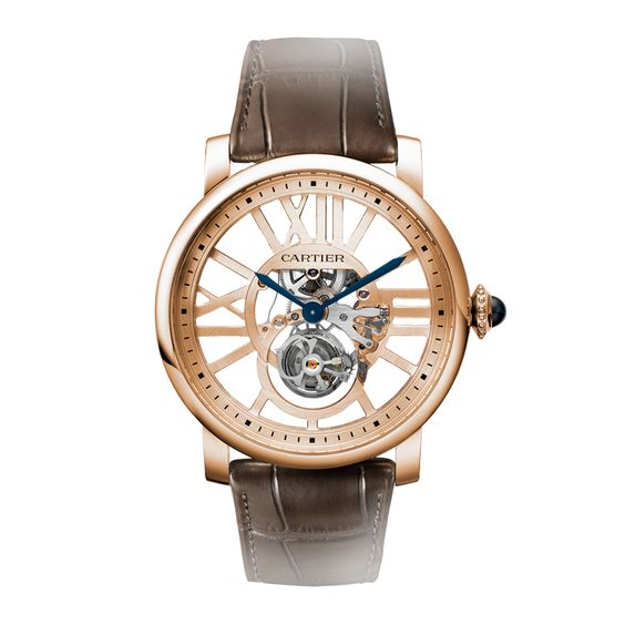 Rotonde de Cartier Skeleton Flying Tourbillon Watch