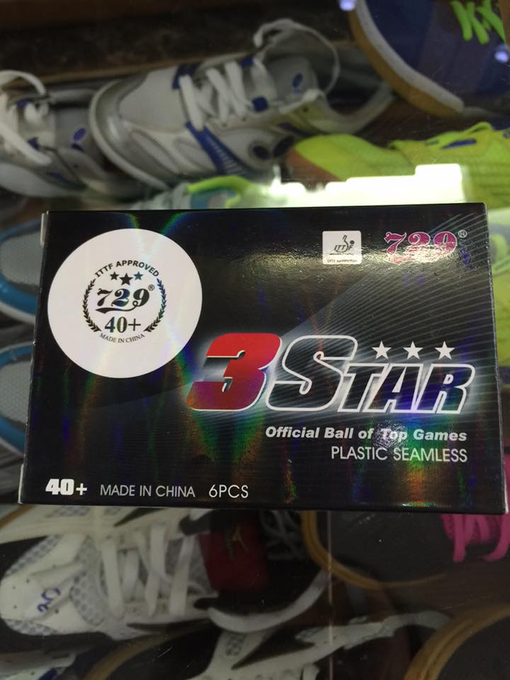 Bóng 729 40+ không viền 3 sao 6 quả