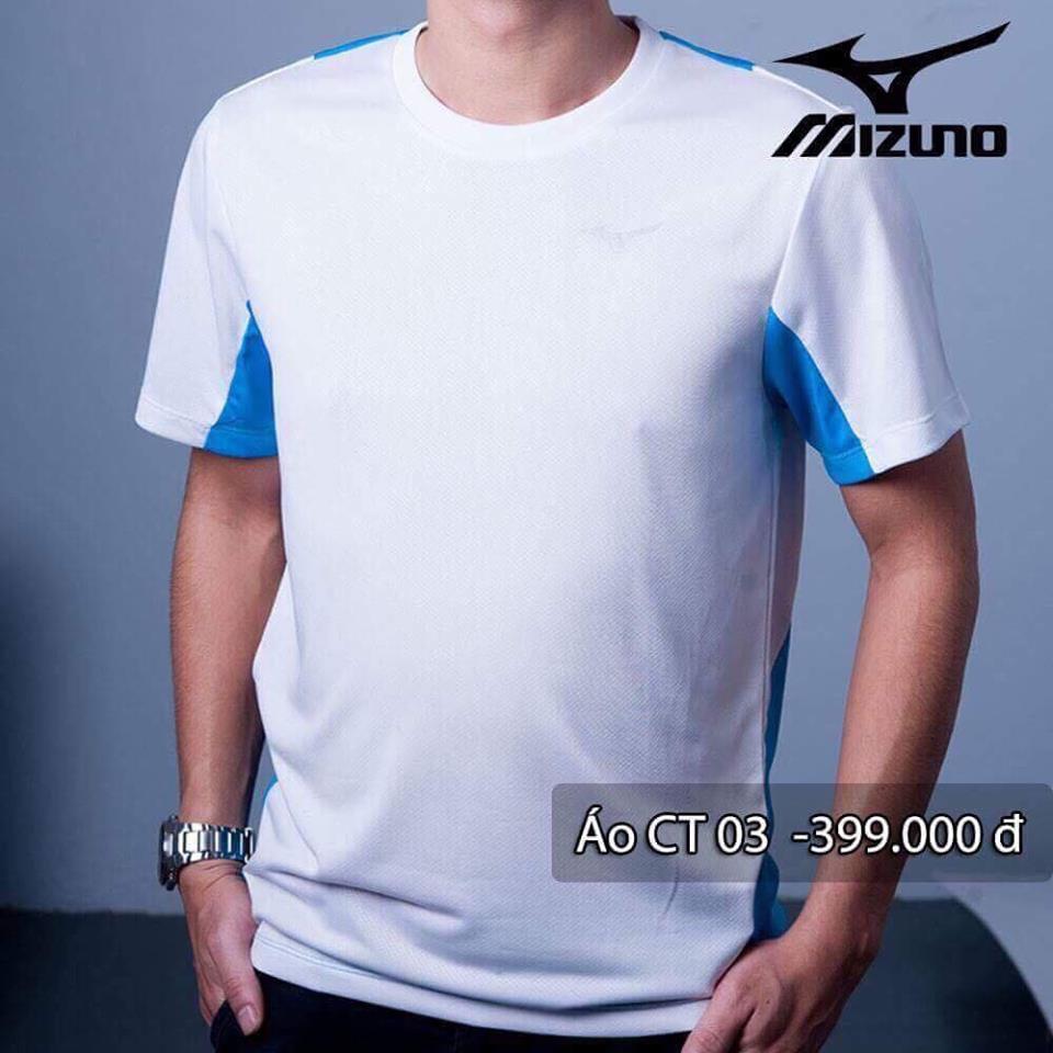 ÁO MIZUNO CROSSTIC 03 CỔ TRÒN TRẮNG