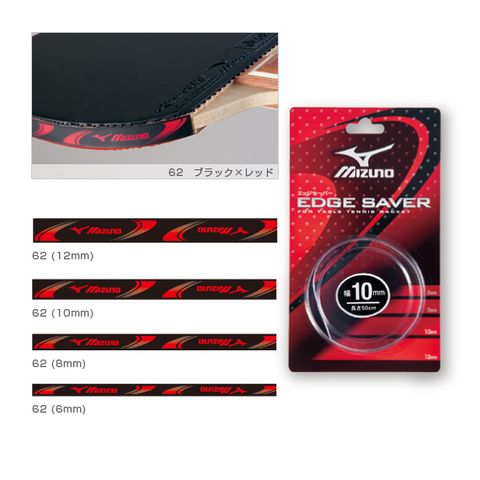 VIỀN VỢT BÓNG BÀN MIZUNO EDGE SAVER ĐỎ