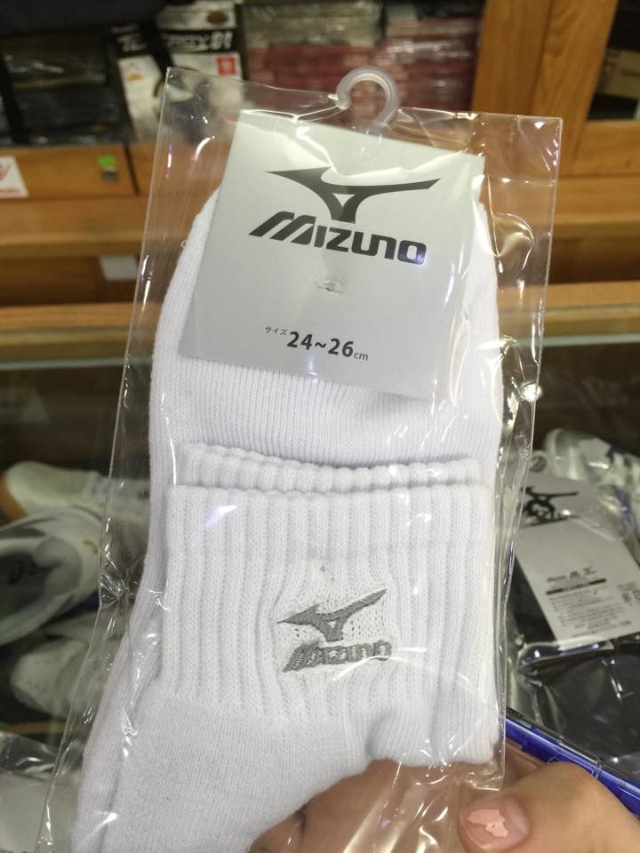 Tất Mizuno Japan Trắng