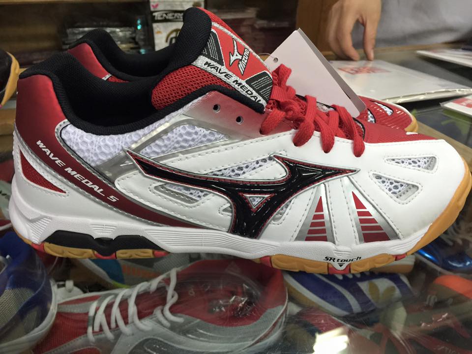 Giầy Mizuno wave medal 5 đỏ trắng