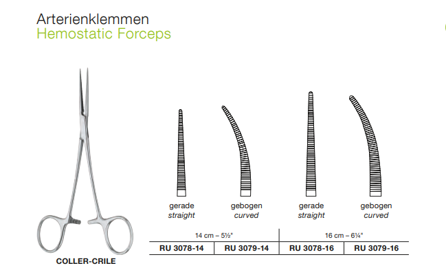 Hemostatic Forceps